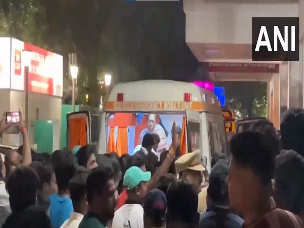 Two people injured in Thane firing accident brought to hospital (Photo/ANI)