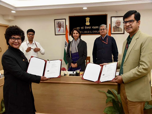 Department of Rheumatology, AIIMS signs a MoU with DGE Minister (Photo/ANI)