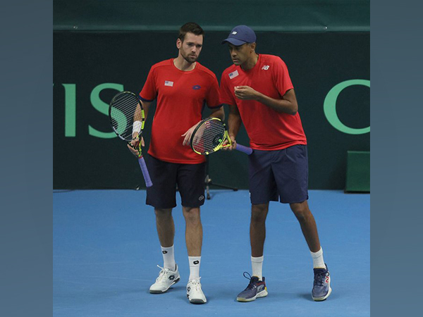 Austin Krajicek and Rajeev Ram (Photo: Davis Cup/ X)