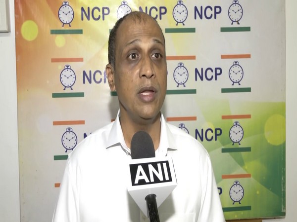 Clyde Crasto, NCP (Sharad Pawar) faction spokesperson. (Photo/ANI)