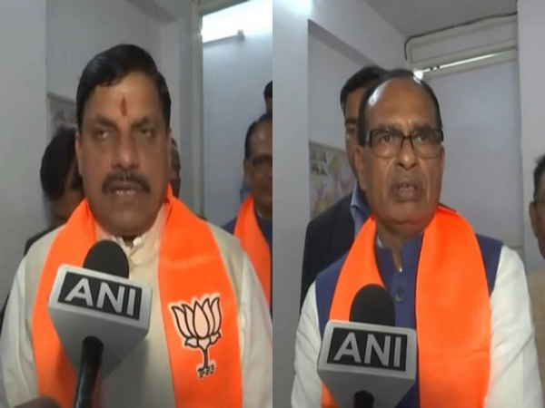 MP CM Mohan Yadav (L) and Former CM Shivraj Singh Chouhan (R) (Photo/ANI)
