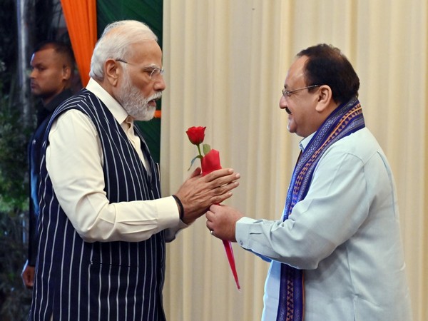 PM Modi with BJP chief JP Nadda (File Photo/ANI)