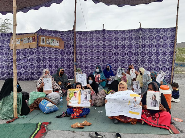 Baloch people hold sit-in in Turbat (Image Credit: X/@BYCKech)