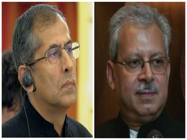 Diplomats Pavan Kapoor (left) and Jaideep Mazumdar (right). (Photo: ANI)