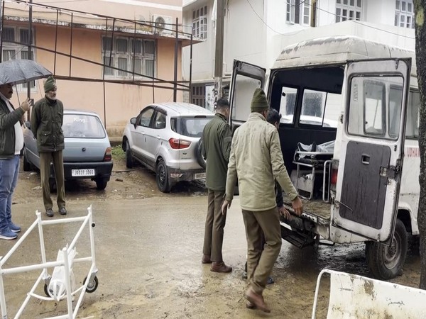 Four dead, one injured after car collides with truck in Udhampur (Image/ANI)