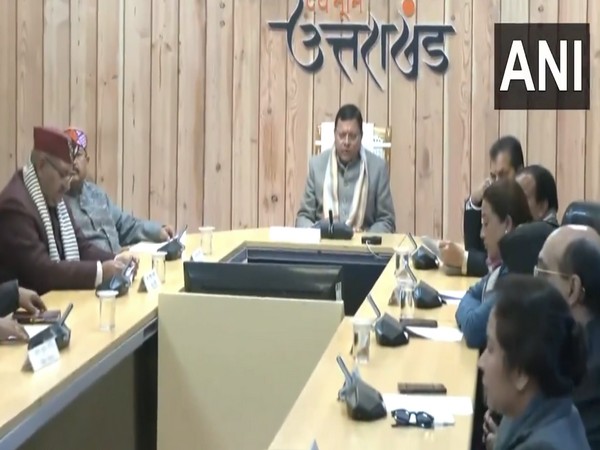 Uttarakhand cabinet meeting underway (Photo/ANI)