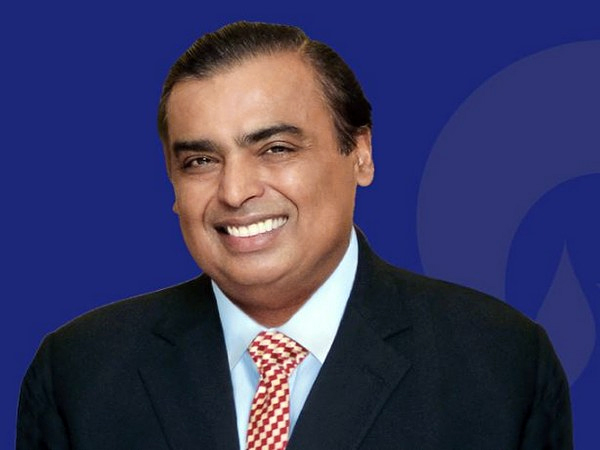 Reliance Industries Chairman and Managing Director, Limited Mukesh Ambani (File Photo/ANI)