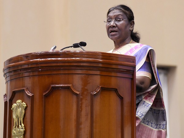 President Droupadi Murmu addresses the valedictory ceremony of the CLEA-CAGSC-24 (Photo/ANI)