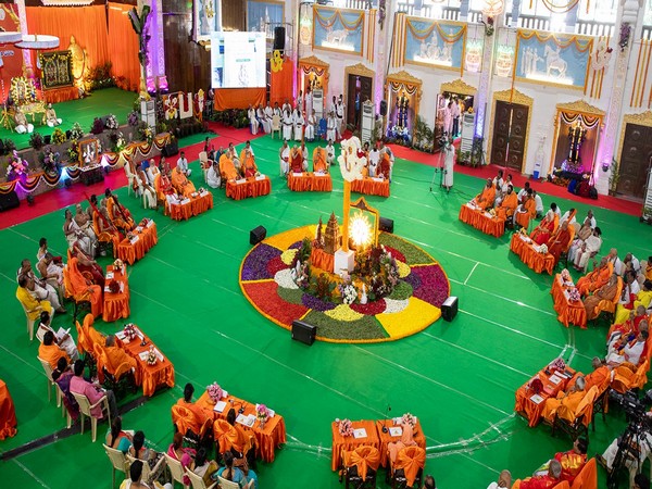 Visual from  Sri Venkateswara Dharmic Sadas at Tirupati, Andhra Pradesh. (Photo/TTD's X)