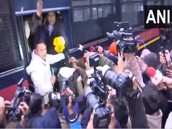 Chandigarh Police detaining Aam Aadmi Party leaders and supporters (Photo/ANI)