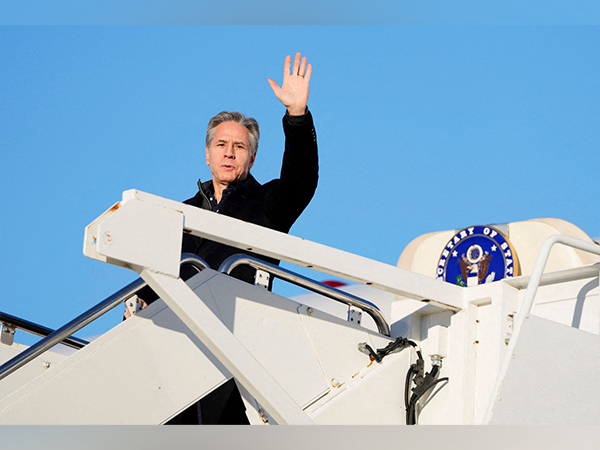 US Secretary of State Antony Blinken boards plane at Joint Base Andrews (Image Credit: Reuters)