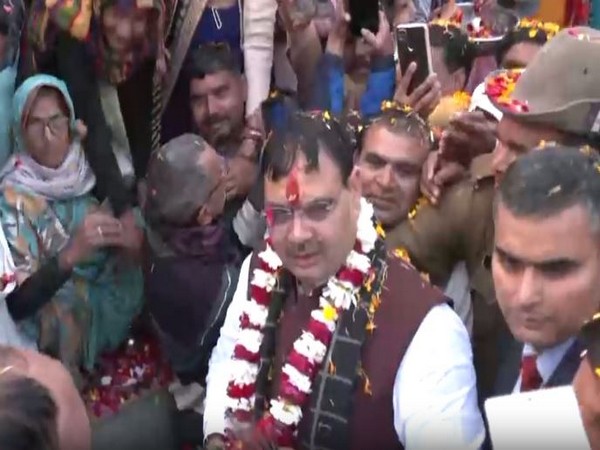 Rajasthan Chief Minister Bhajanlal Sharma pays visit to Bharatpur district (Photo/ANI)