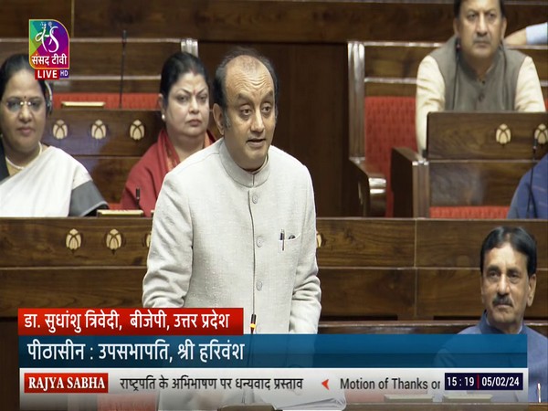 BJP MP Sudhanshu Trivedi (Image Source: Sansad TV)