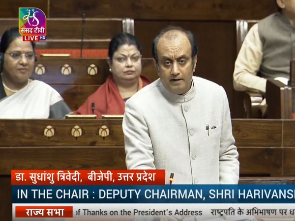 BJP leader Sudanshu Trivedi (Photo/Sansad TV)