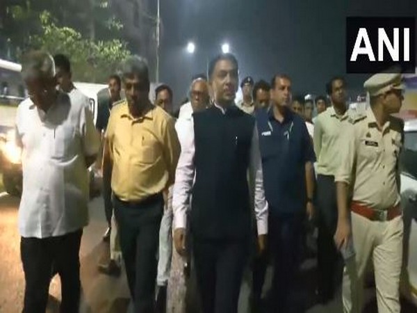 Goa CM Pramod Sawant inspects Margao KTC bus stand ahead of PM rally (Photo/ANI)