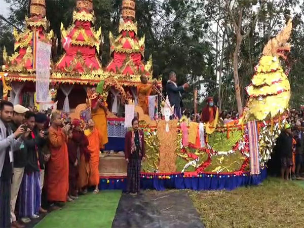 People celebrate Poi-Lang festival in Assam (Image/ANI)