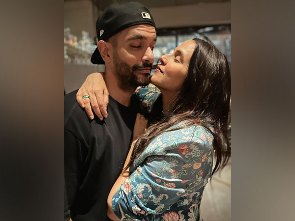 Neha Dhupia and Angad Bedi (Image source: Instagram)
