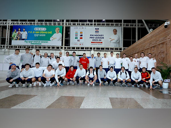 Spain hockey team's arrival in Bhubaneswar (Image: HI)