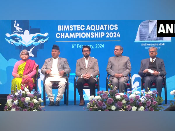 Visuals from first BIMSTEC Aquatics Championships 2024 (Photo/ANI)