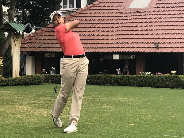 Golfer Hitaashee Bakshi during fourth leg of Women's Pro Golf Tour (Image: WPGT)