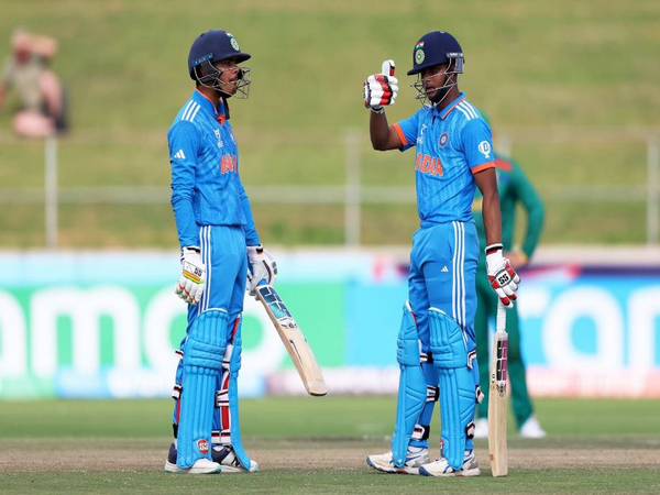 Uday Saharan and Sachin Dhas (left and right). (Photo-BCCI Twitter)