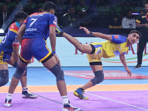 UP Yoddhas and Tamil Thalaivas in action. (Photo- PKL)