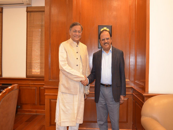 Foreign Minister of Bangladesh, Hasan Mahmud meets National Security Adviser Ajit Doval (Photo/X@BDMOFA)
