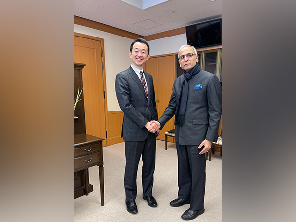 Foreign Secretary Vinay Kwatra with Japanese Vice Minister  Kiyoshi Serizawa (Photo: X @IndianEmbTokyo)