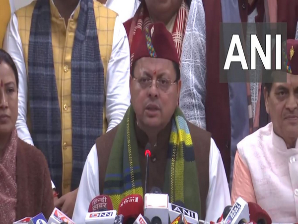 Uttarakhand Chief Minister Pushkar Singh Dhami (Photo/ANI)