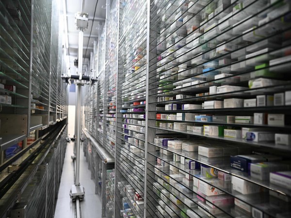 Shelves of medicine in the Shaare Zedek Medical Center pharmacy in Israel (Photo/TPS)