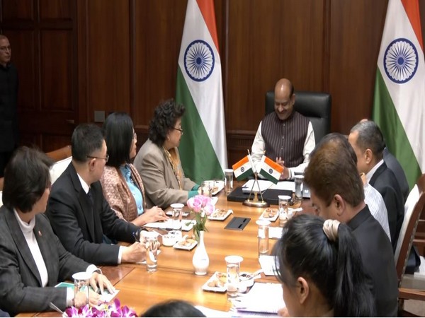 Thai Parliamentary delegation calls on Lok Sabha Speaker Om Birla in New Delhi on Thursday (Photo/ANI)