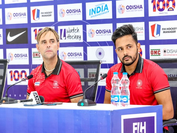 India hockey team chief coach Craig Fulton and captain Harmanpreet Singh (Image: Hockey India)