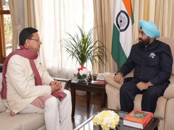 Uttarakhand Chief Minister Pushkar Singh Dhami meets Governor Lt Gen (retd) Gurmit Singh (Photo/@pushkardhami)