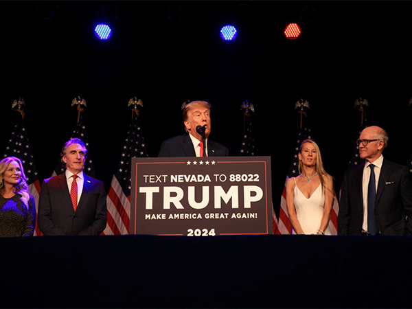 Nevada caucus night party for former US President Trump, in Las Vegas (Photo/Reuters)