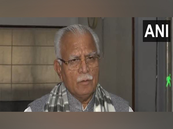 Haryana Chief Minister Manohar Lal Khattar (Photo/ANI)