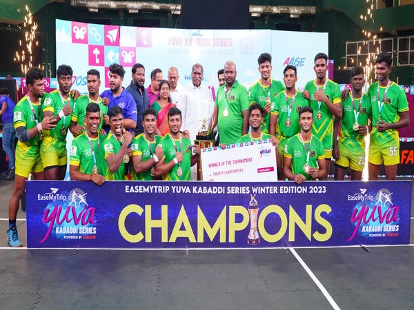 Palani Tuskers won Yuva Kabaddi Series Winter Edition 2023 (Image: Yuva Kabaddi)