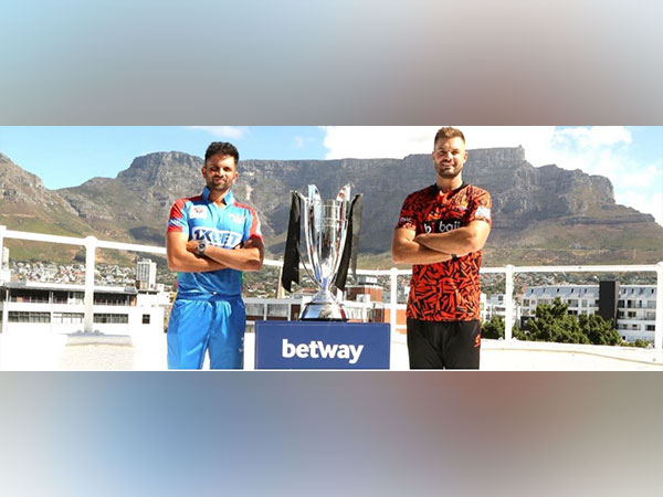 DSG skipper Keshav Maharaj and SEC skipper Aiden Markram. (Photo- SA20)