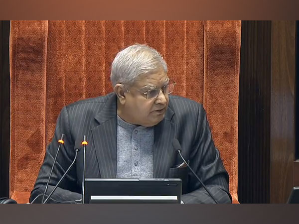 Vice President Dhankhar in Rajya Sabha (Photo/Sansad TV)