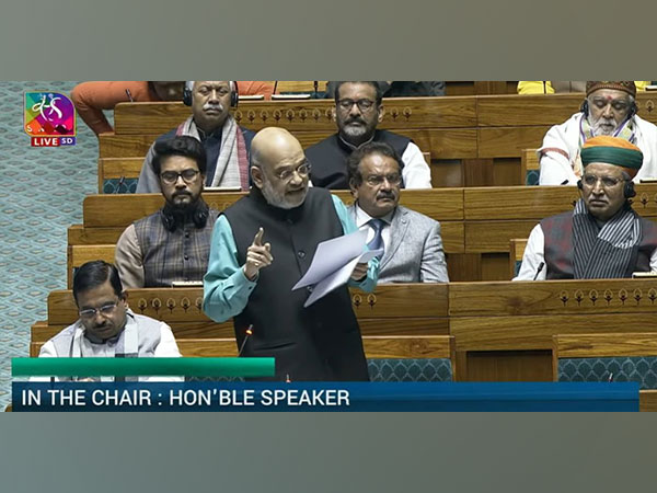 Union Home Minister Amit Shah. (Photo courtesy: Sansad TV)