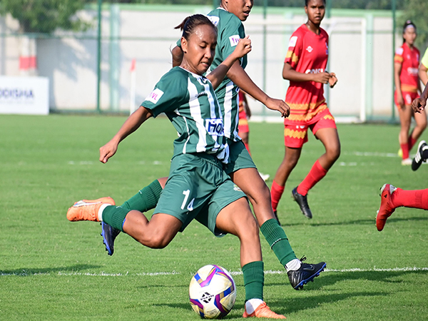 Kickstart FC in action against Sports Odisha at IWL 2023-24 (Image: IWL/AIFF)