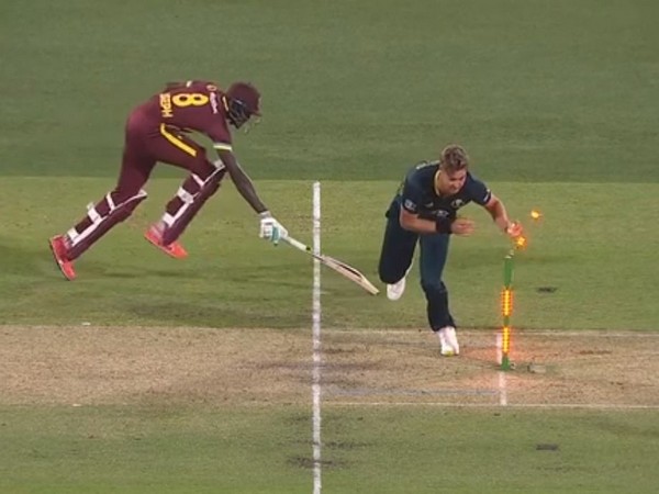 Alzarri Joseph run out incident (Photo: cricket.com.au)