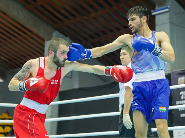 India boxer Sachin in action (Photo: BFI)