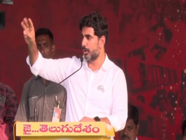 Telugu Desam Party (TDP) national secretary Nara Lokesh (Photo/ANI)