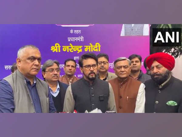 Union Minister for Youth Affairs and Sports Anurag Thakur (Photo/ANI)