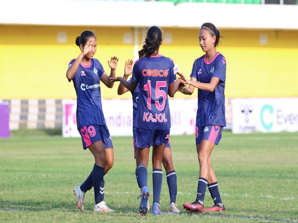 Sethu FC's Kajol D’Souza celebrates after scoring goal against East Bengal (Image: IWL/AIFF media)