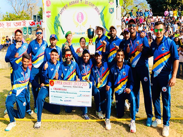 Army organised Assam T20 Cup at Doomduma Cricket Academy Ground (Photo: ANI)