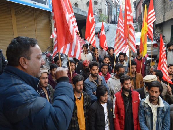United Kashmir People's National Party organises a rally against the government in Muzaffarabad, PoK (Photo/ANI)