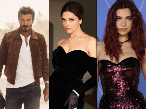 David Beckham, Deepika Padukone, Dua Lipa (Image source: Instagram)
