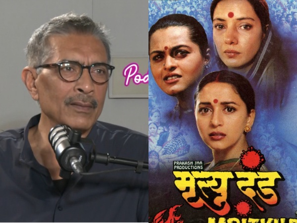 Prakash Jha (Image source: ANI Photo), Mrityudand poster (Image source: X)