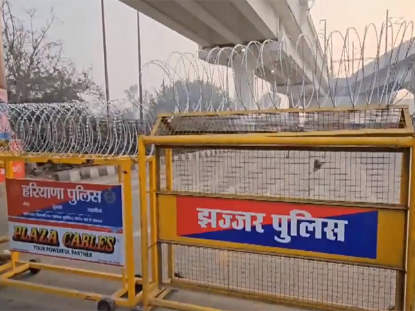 Security arrangements in Bahadurgarh (Photo/ANI)